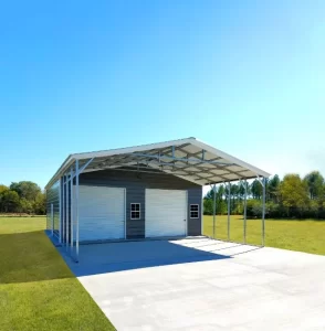 Garage Carport Combo 30x50 Metal Barn Garage Steel Building Shed for Sale