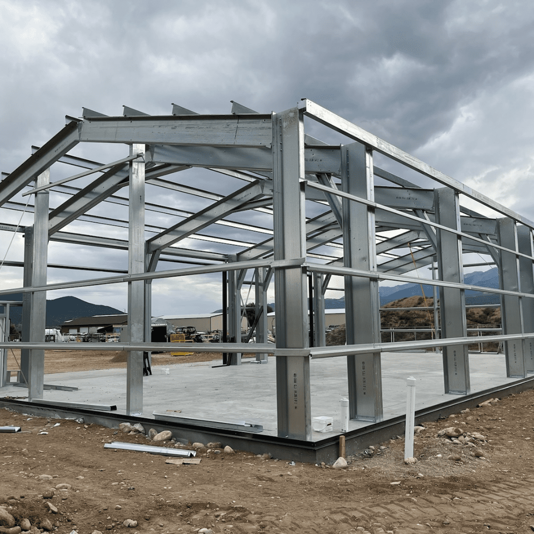 Steel Metal Frame Buildings Metal Barn Garage Steel Building Shed for Sale