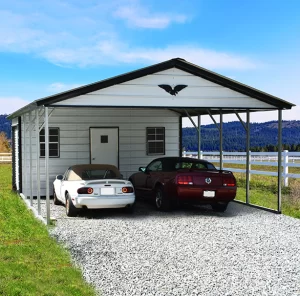 Metal Combo Carport unit Metal Barn Garage Steel Building Shed for Sale