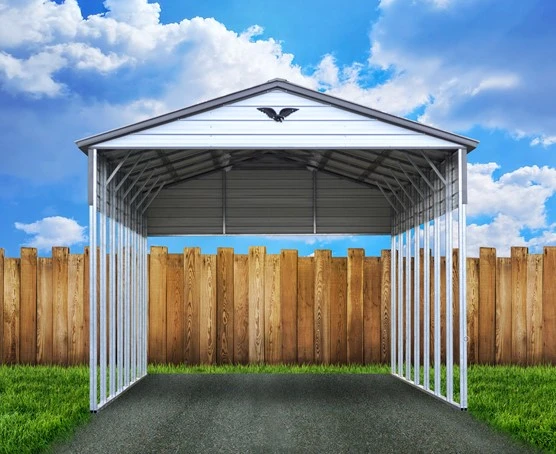 Vertical Combo Unit Metal Garage Carport Metal Barn Garage Steel Building Shed for Sale