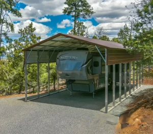 metal fifth wheel cover Metal Barn Garage Steel Building Shed for Sale