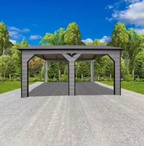 premium-side-entry-carport Metal Barn Garage Steel Building Shed for Sale