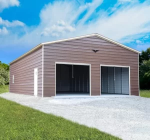 standard-2-car-garage Metal Barn Garage Steel Building Shed for Sale