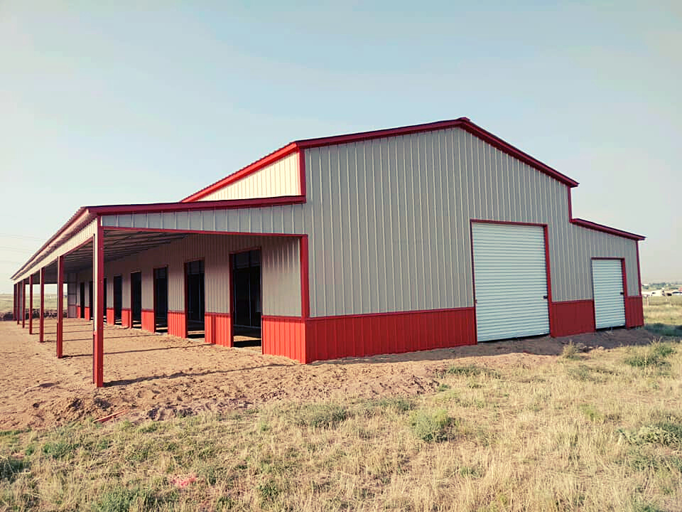 Metal Horse Barn garage Metal Barn Garage Steel Building Shed for Sale